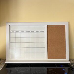 Pottery Barn Teen Dry Erase Calendar and Corkboard